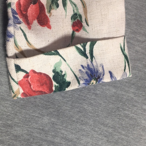 JOANNA Floral Spring Trendy Career Jacket The Look of Linen without the Wrinkles - Picture 11 of 16